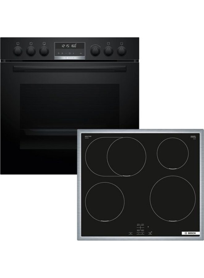 Bosch HND675LS67 | Inbouw oven set | Inbouw fornuis Inductie