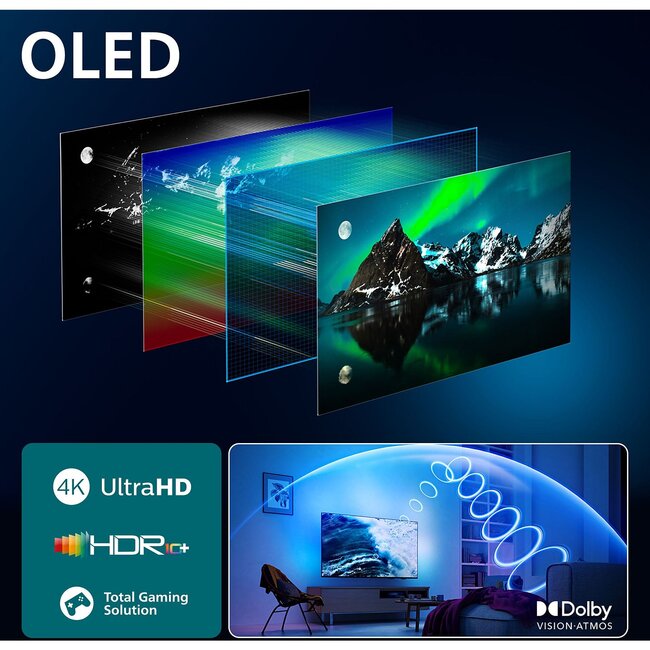 Philips 48OLED760 4k OLED Ambilight TV 48 inch