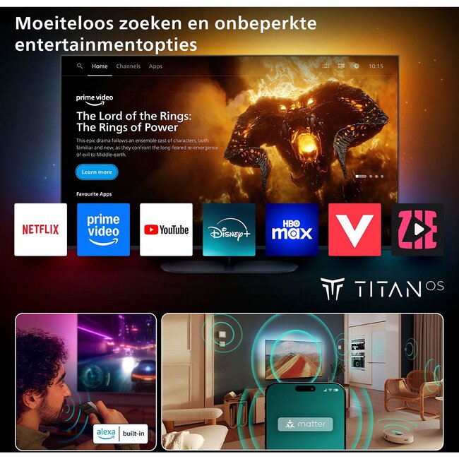 Philips 48OLED760 4k OLED Ambilight TV 48 inch