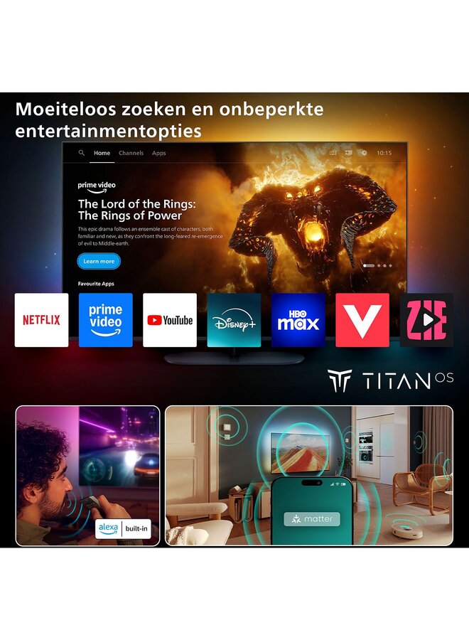 Philips 48OLED760 4k OLED Ambilight TV 48 inch