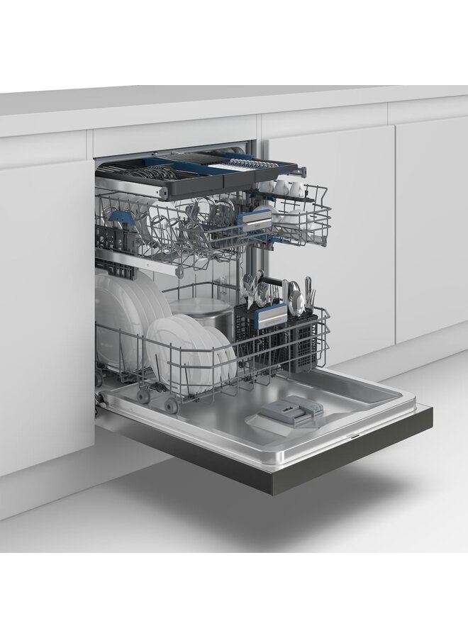 Beko BDDN36541DDP | Onderbouw vaatwasser | Zwart Staal