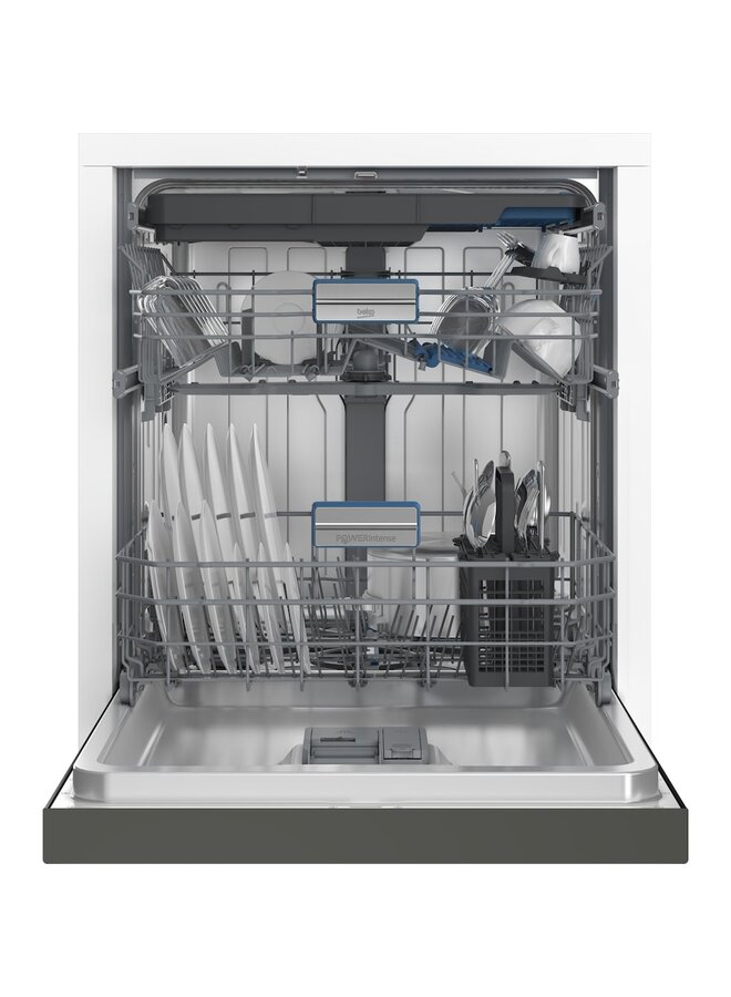 Beko BDDN36541DDP | Onderbouw vaatwasser | Zwart Staal