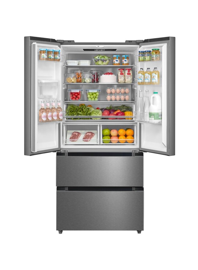 Hanseatic HFD18983DWDI | French Door Amerikaanse koelkast | 83.5 cm