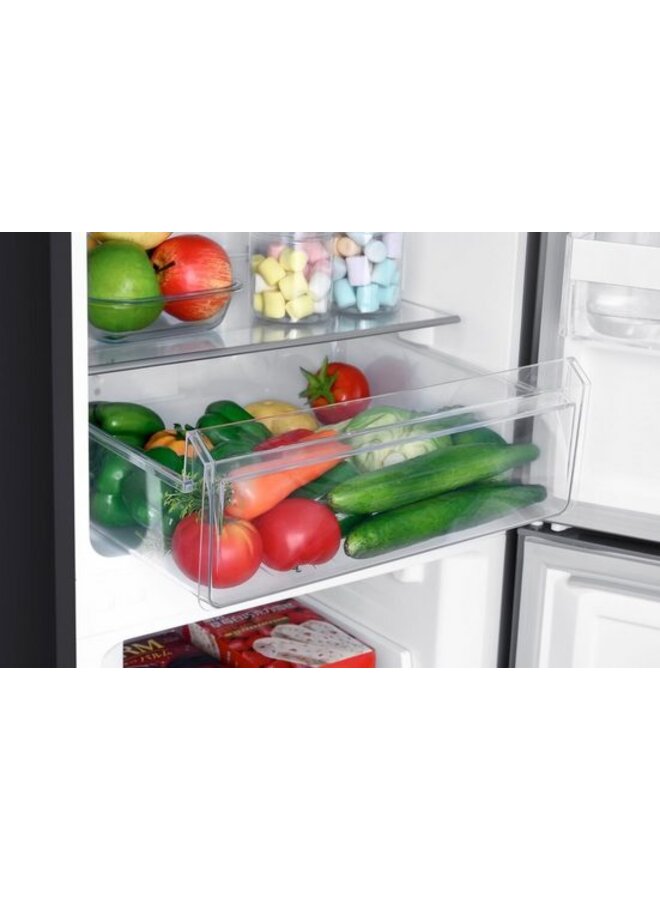 Hanseatic HKGK17954DNFWDBI | Koelvriescombinatie | Zwart