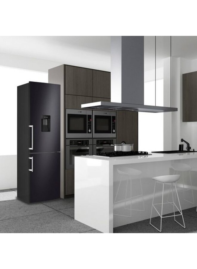 Hanseatic HKGK17954DNFWDBI | Koelvriescombinatie | Zwart