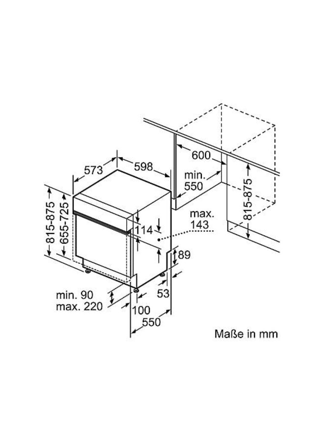 Siemens SN53HS03TE | Half geintegreerde vaatwasser