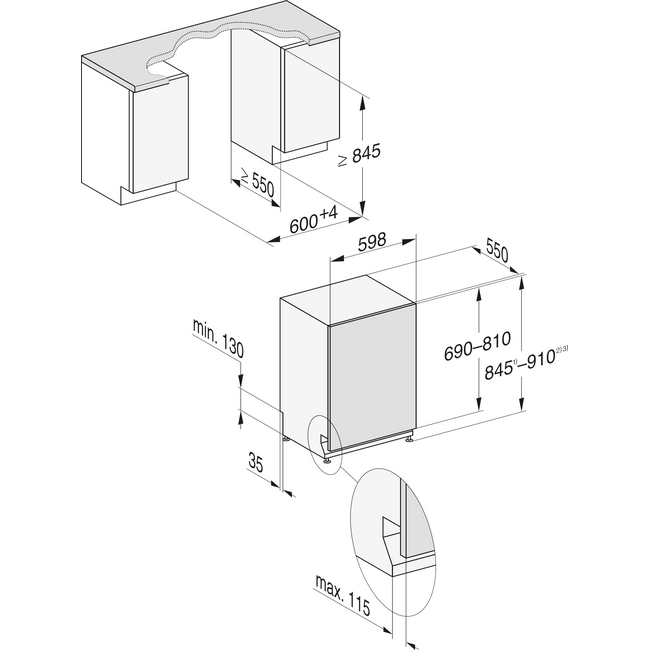 Miele G 7265 SCVI XXL | Inbouw vaatwasser | XL Model