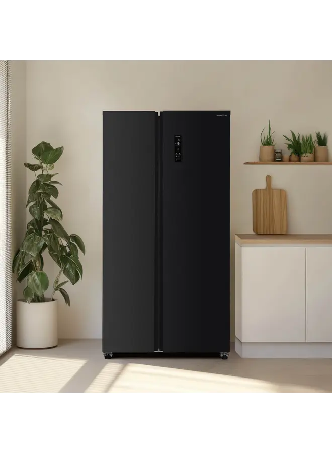 Inventum SKV0180B | Amerikaanse koelkast | Zwart