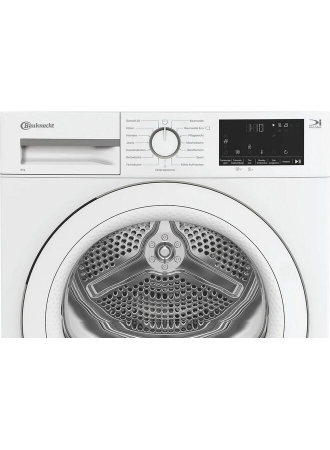 Bauknecht BD8DWWS | Warmtepompdroger | 8 kg