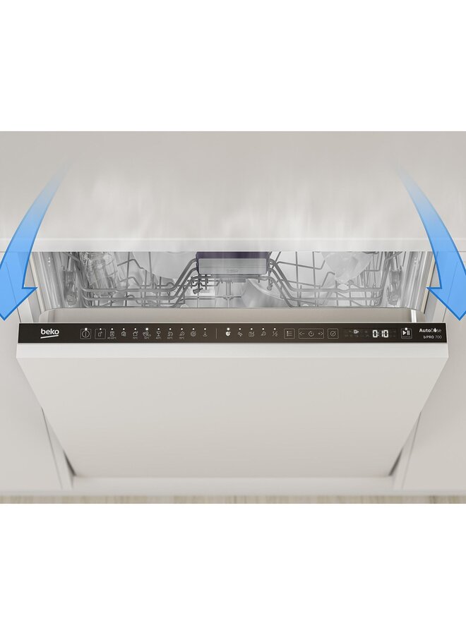 Beko BDSN36461XC | Half geintegreerde vaatwasser