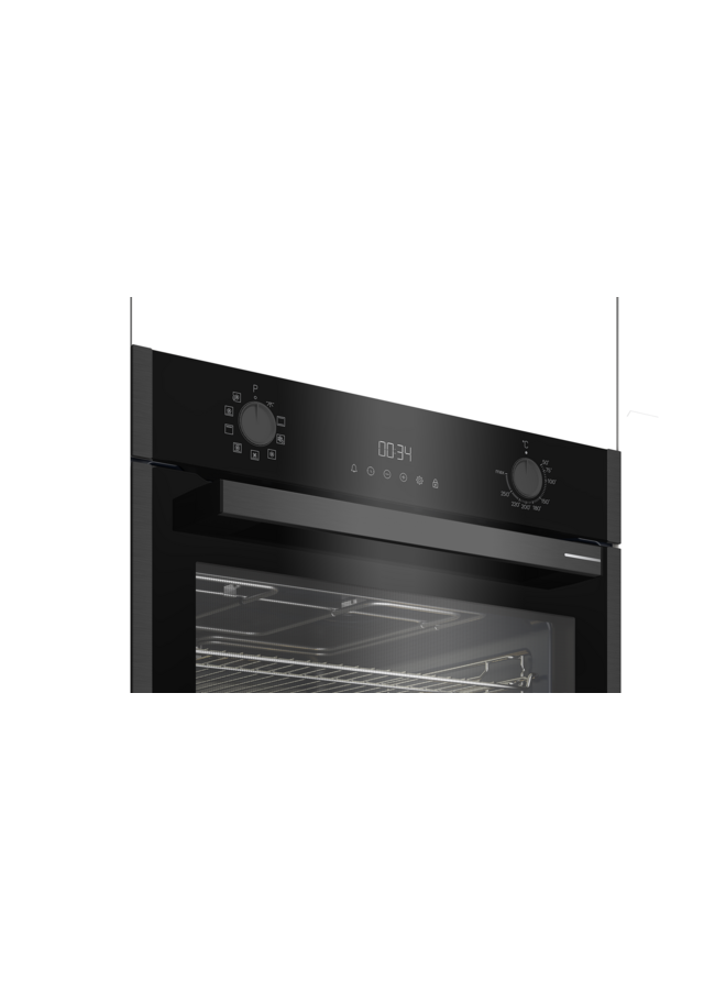 Grundig GEBM19301DXC | Inbouw oven | 60 cm | SoftClose | Zwart
