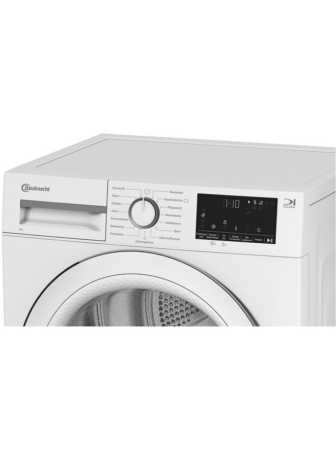 Bauknecht BT 84D WWS | Warmtepompdroger | 8 kg