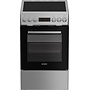 Indesit I5V5LCS | Keramisch fornuis | RVS | 50 cm
