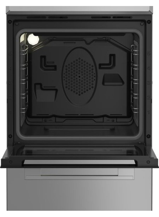 Indesit I5V5LCS | Keramisch fornuis | RVS | 50 cm