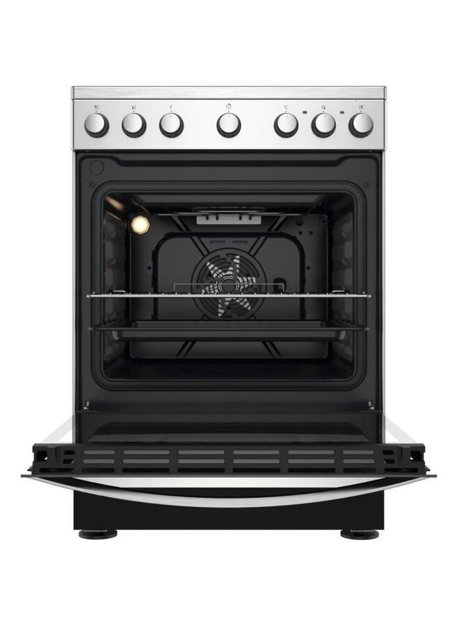 Indesit IS67V5PCX/E | Keramisch fornuis | RVS | 60cm