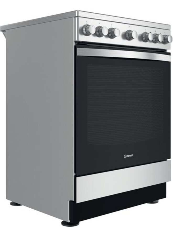 Indesit IS67V5PCX/E | Keramisch fornuis | RVS | 60cm