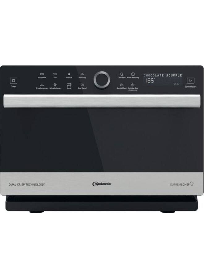 Bauknecht MW 3391 SX | Vrijstaande combi magnetron | Stoom