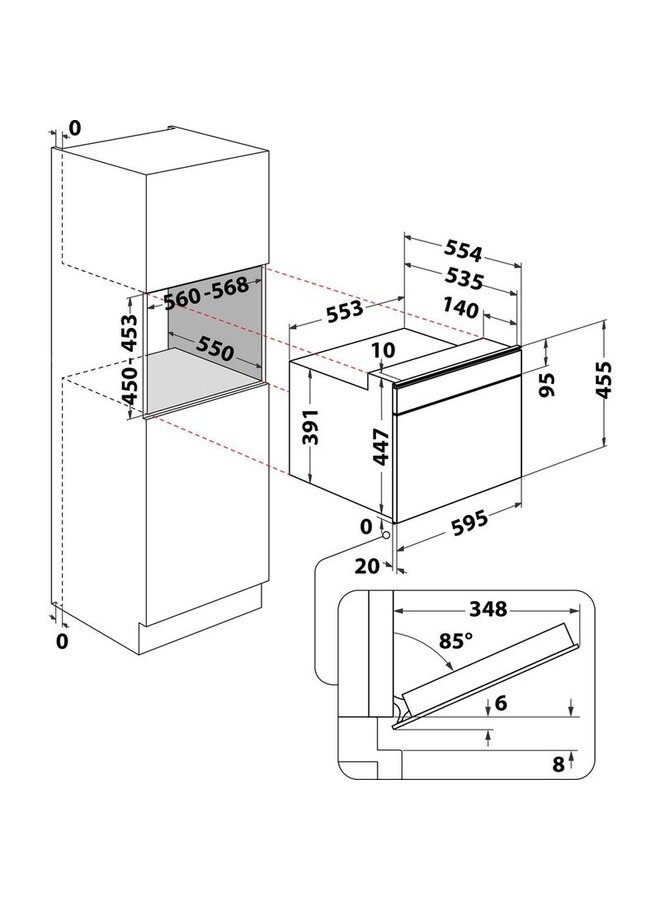 Hotpoint ( Bauknecht ) MP 776 IX H | Inbouw combi magentron | 45 cm