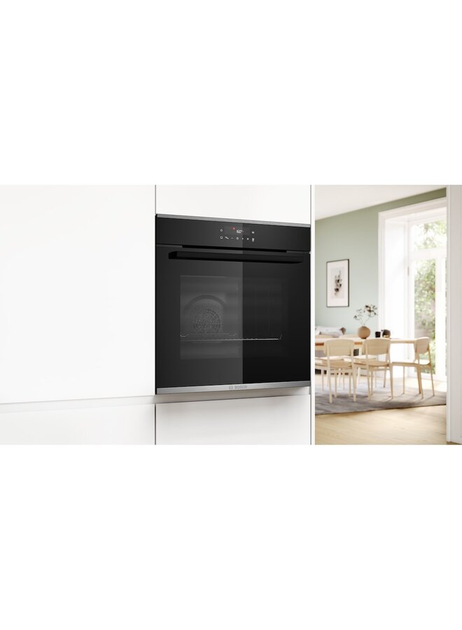 Bosch HBA272BB3 | Inbouw oven | Zwart | 60 cm | Pyrolyse