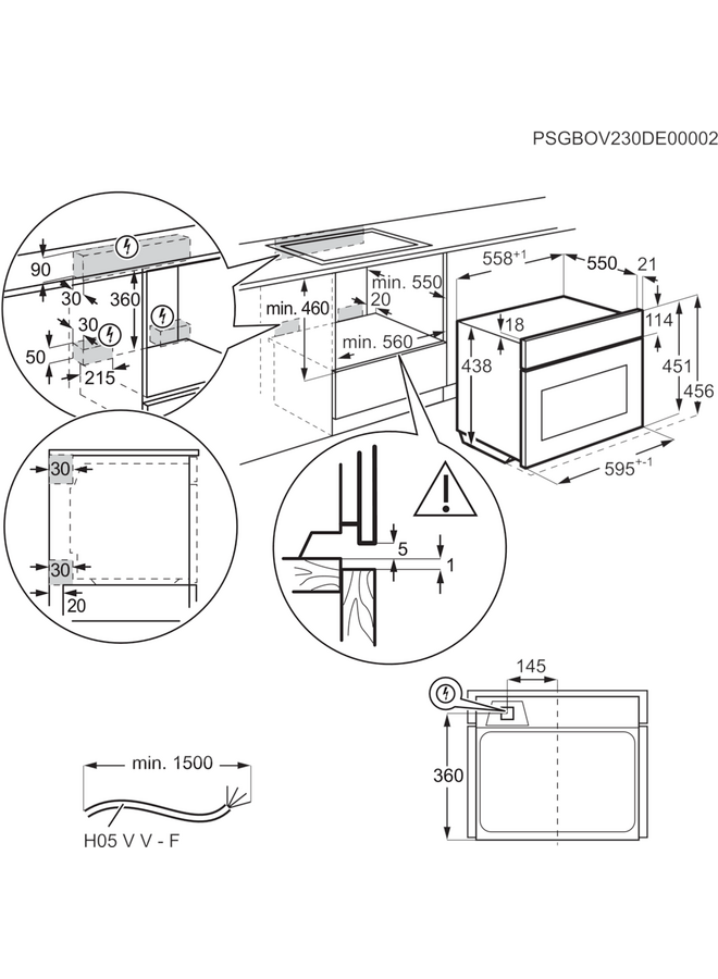 AEG CS7900T | Inbouw oven met SteamPro en Sous Vide | 45 cm