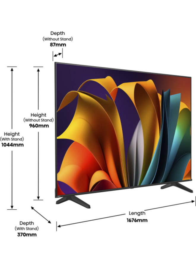 Hisense 75A6N | 4K UHD | Smart TV | 75 inch