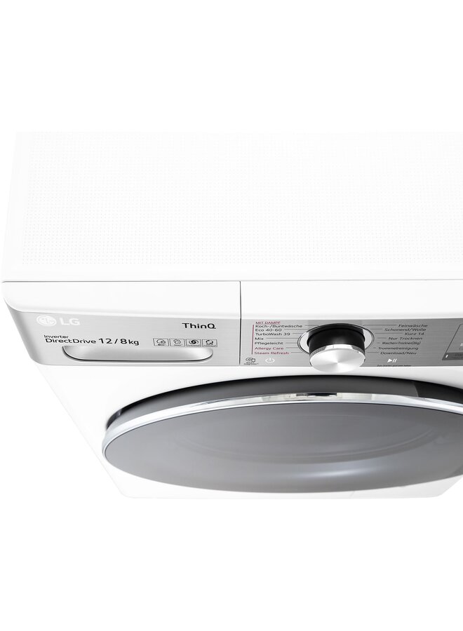 LG V9WD128H2 | Wasdroogcombinatie | 12 - 8 kg | Steam