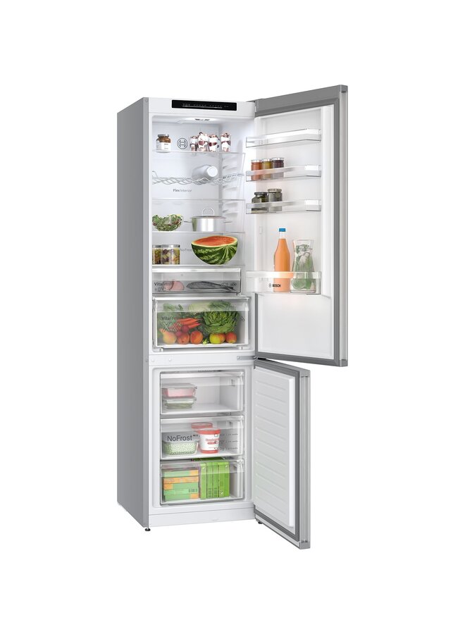 Bosch KGN392LAG | Koelvriescombinatie | RVS | 203 cm
