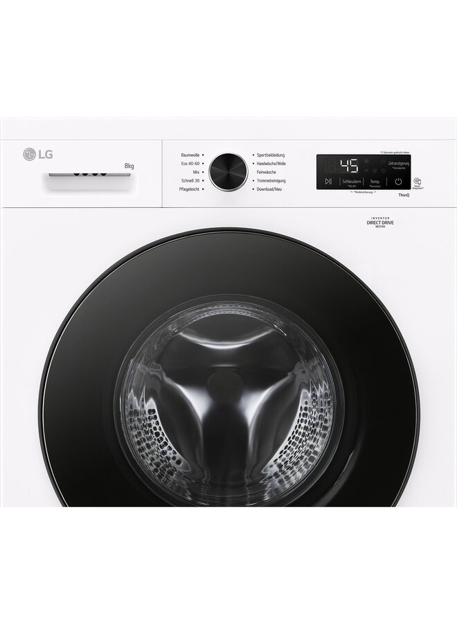 LG F4WB308Y | Wasmachine | A label | 8 kg