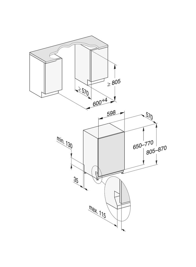 Miele G 7250 SCVI | Inbouw vaatwasser | A
