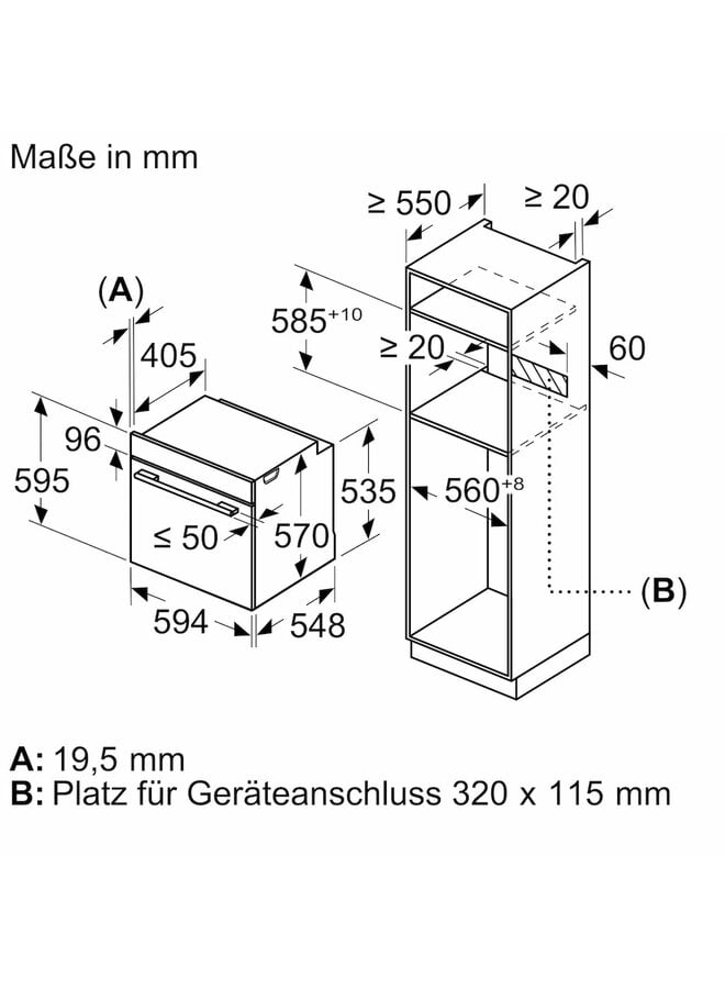 Neff B3ACE2AG3 | Inbouw oven | 60 cm