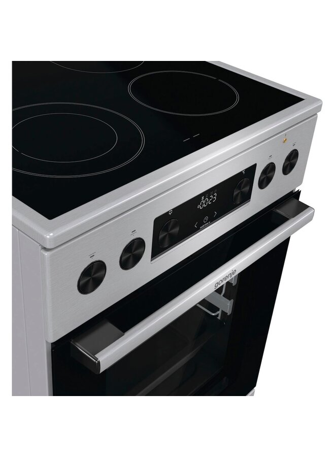Gorenje GECS5C70XPA | Keramisch fornuis | RVS