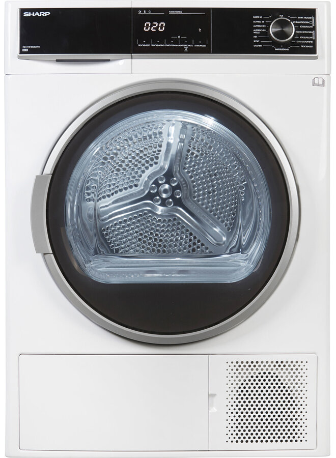 Sharp KD-HHH8S8GW3 | Warmtepompdroger | C label