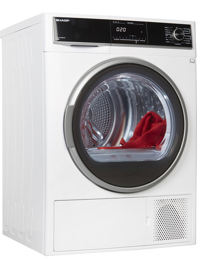 Sharp KD-HHH8S8GW3 | Warmtepompdroger | C label