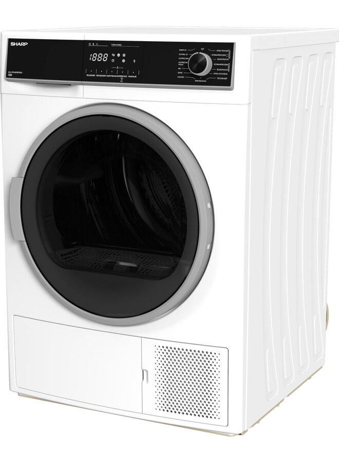 Sharp KD-HHH8S8GW3 | Warmtepompdroger | C label