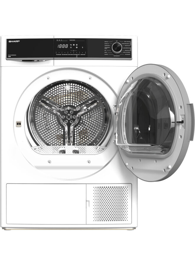 Sharp KD-HHH8S8GW3 | Warmtepompdroger | C label