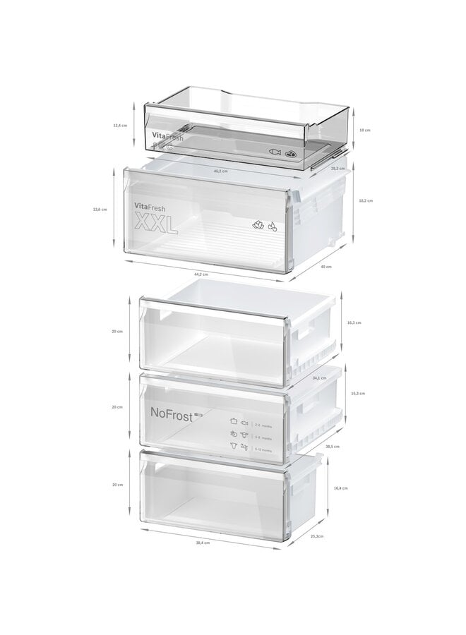 Bosch KGN39OCAF | Koelvriescombinatie | A label