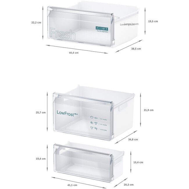 Siemens KI87VNSE0 | Inbouw koelvriescombinatie | 178 cm