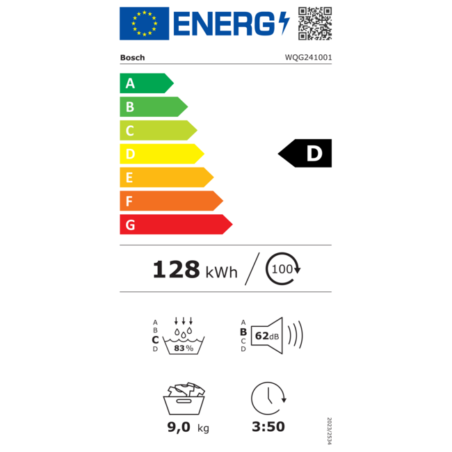 Bosch WQG241001 | Warmtepompdroger | 9 kg