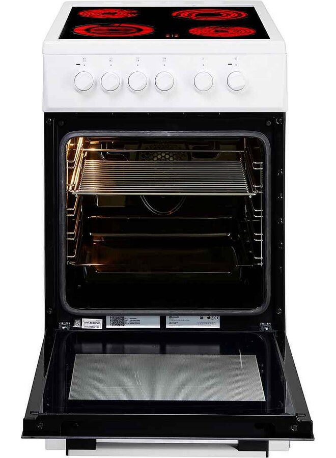 Bauknecht B5V5KMW | Keramisch fornuis | Hydrolyse | 50 cm