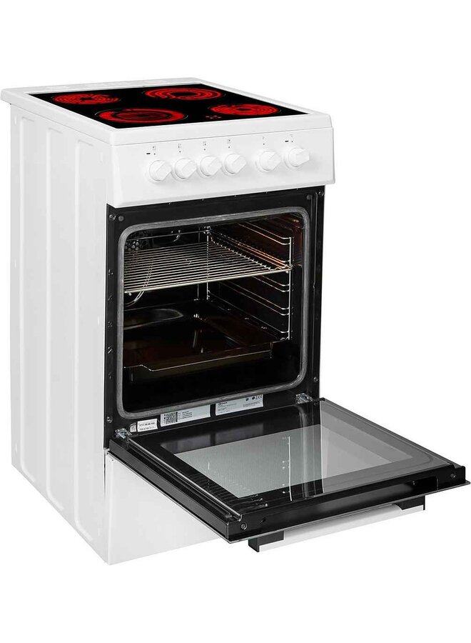 Bauknecht B5V5KMW | Keramisch fornuis | Hydrolyse | 50 cm