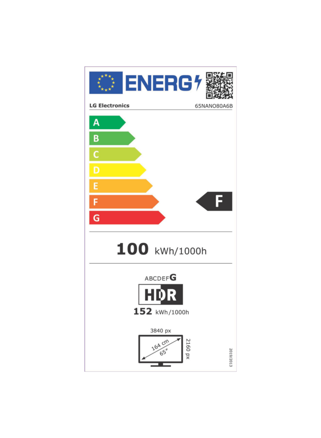 LG 65NANO80A6B Televisie | NanoCell | 4K | Smart TV | 65 inch
