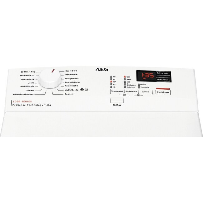 AEG LTR6N40260 | Bovenlader wasmachine | B label