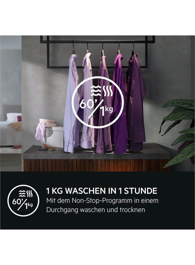 AEG   LWR7F65605 | Wasdroogcombinatie 10-6 kg | 1600 toeren