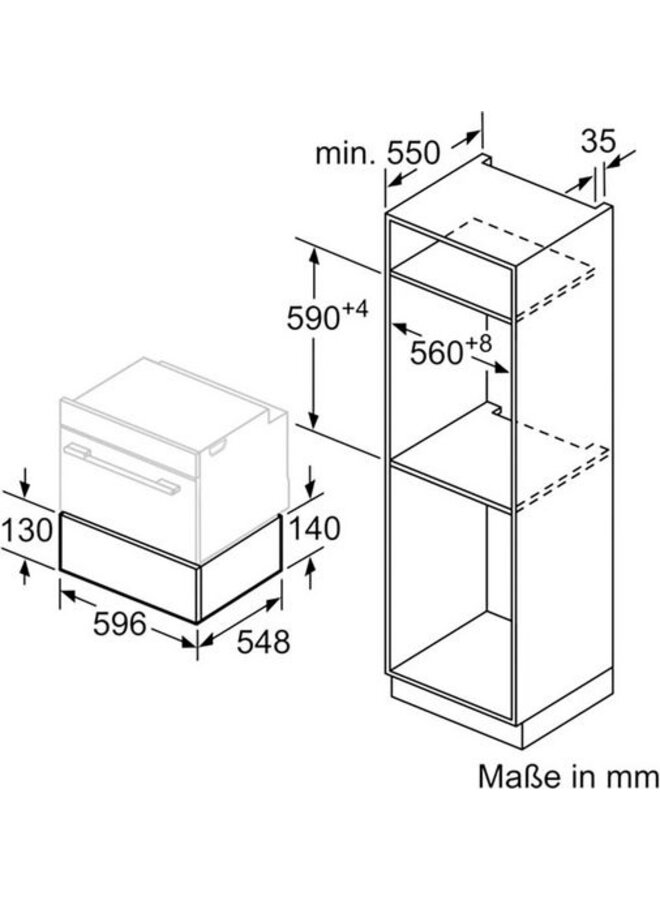 Neff N24HA11N1 | Warmhoudlade | Zwart | HomeConnect