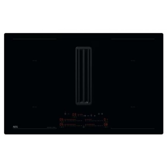 AEG XCD6847IB | Inductie kookplaat met afzuiging  | 80 cm