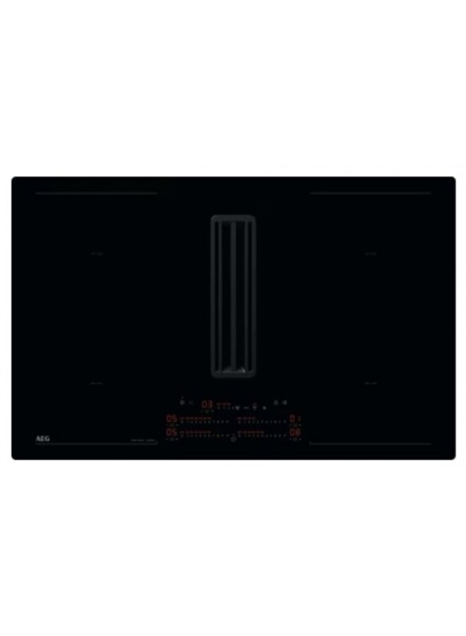 AEG XCD6847IB | Inductie kookplaat met afzuiging | 80 cm