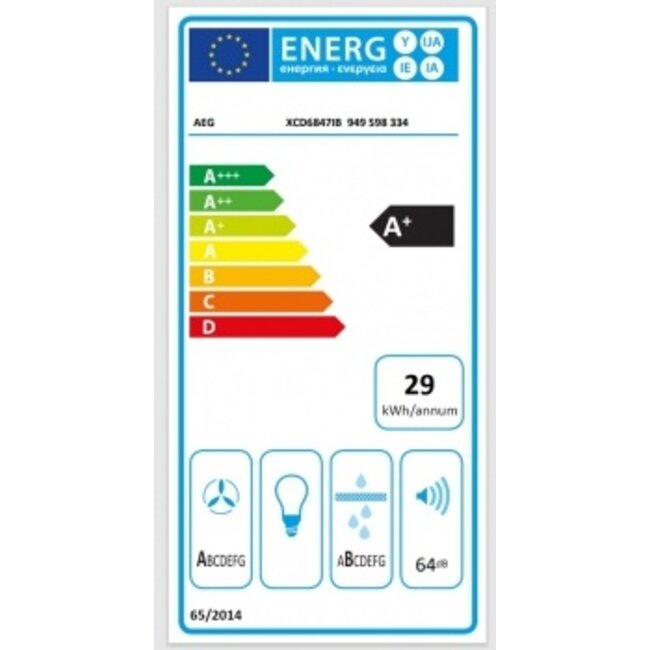 AEG XCD6847IB | Inductie kookplaat met afzuiging  | 80 cm
