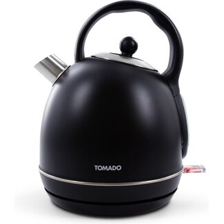 Inventum Tomado TWK1705B - Retro waterkoker - Matzwart