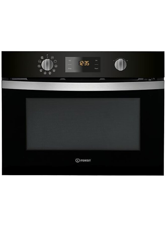 MWI 3445 BL | Inbouw combi magnetron | 45 cm | Zwart