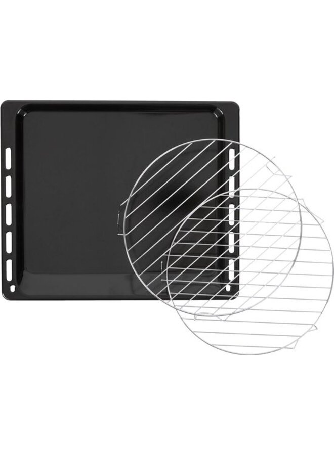 Indesit MWI 3445 BL | Inbouw combi magnetron | 45 cm | Zwart